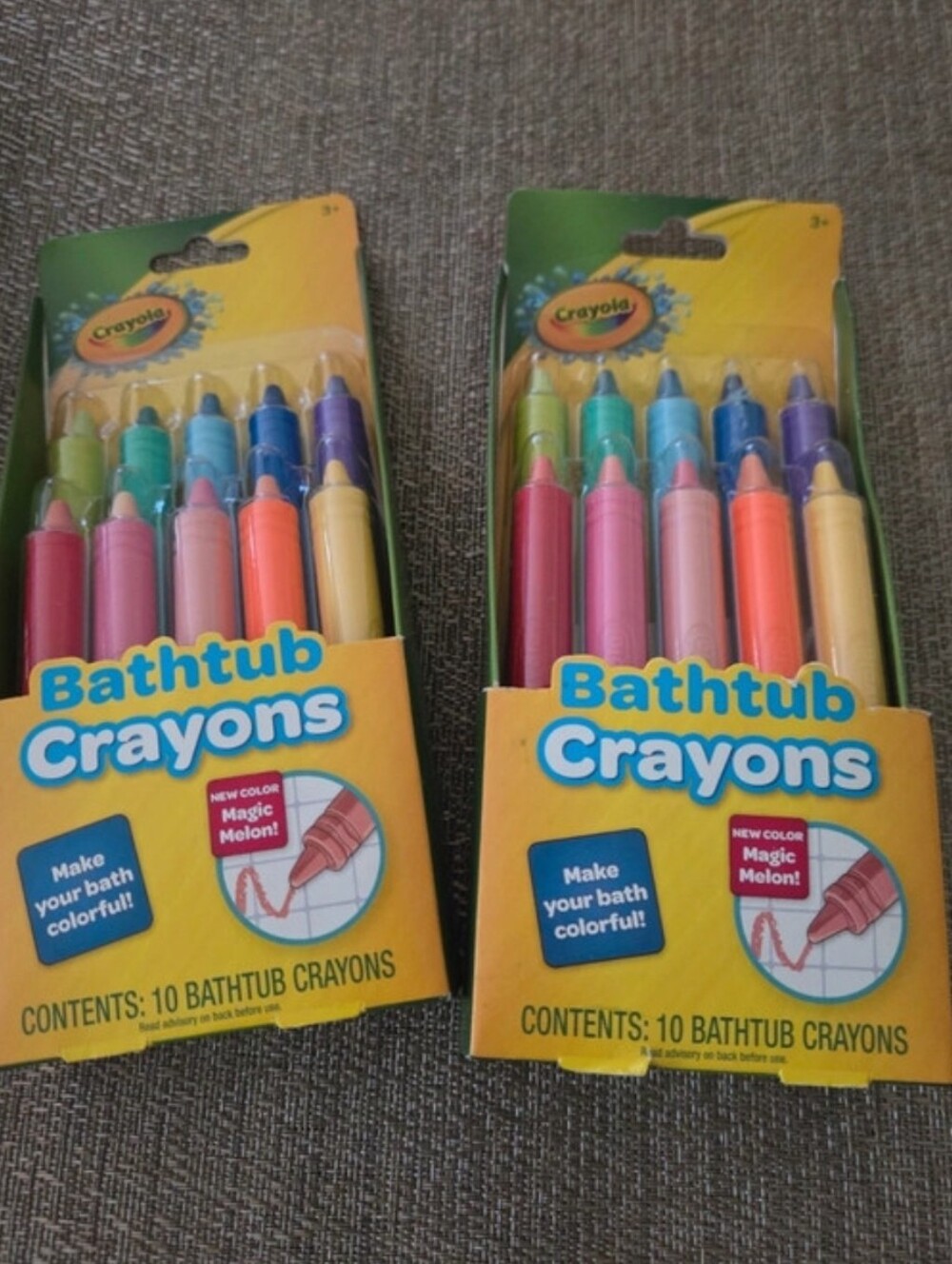 Crayola Bathtub Crayons - Pink, Red, Orange, Yellow, Green, Blue, Purple